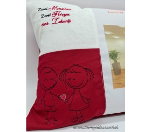 Stickserie - Strichmännchen LIEBE